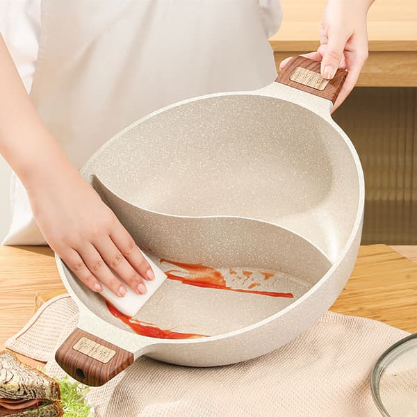 Tvådelad Non-Stick Panna med glaslock 32cm