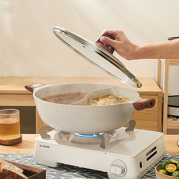 Tvådelad Non-Stick Panna med glaslock 32cm