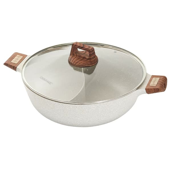Tvådelad Non-Stick Panna med glaslock 32cm