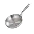 Pikkukuva 1 / 2: Ruostumattomasta teräksestä valmistettu paistinpannu, tasainen kuumennus, yleinen yhteensopivuus,24 cm, Paistinpannu