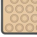 Pikkukuva 3 / 4: Silikoninen leivontamatto 42x29,5cm 2-pack