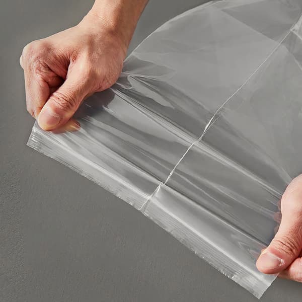 Forseglbare PE-plastposer med lynlås i megastørrelse 60x40 cm - 100 stk