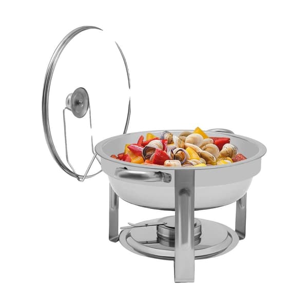 Suuri Hot Pot Buffet -setti, 5,28QT kapasiteetti, lämpöä kestävä, helppo puhdistaa