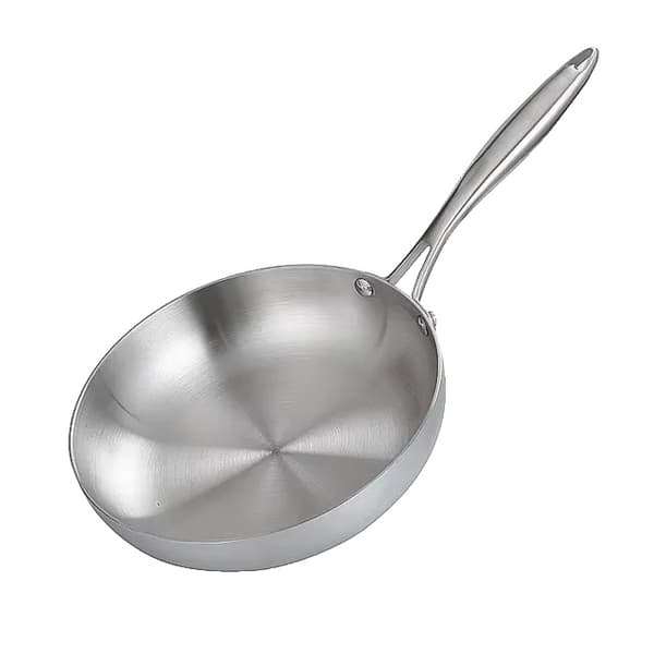 Rustfrit Stål Stegepande, Jævn Opvarmning, Universel Kompatibilitet,Stegepande, 28 cm