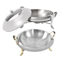 Pikkukuva 4 / 4: Chafing Dish, Säädettävä Tulensääntö, Kestävä Ruostumaton Teräsrakennus
