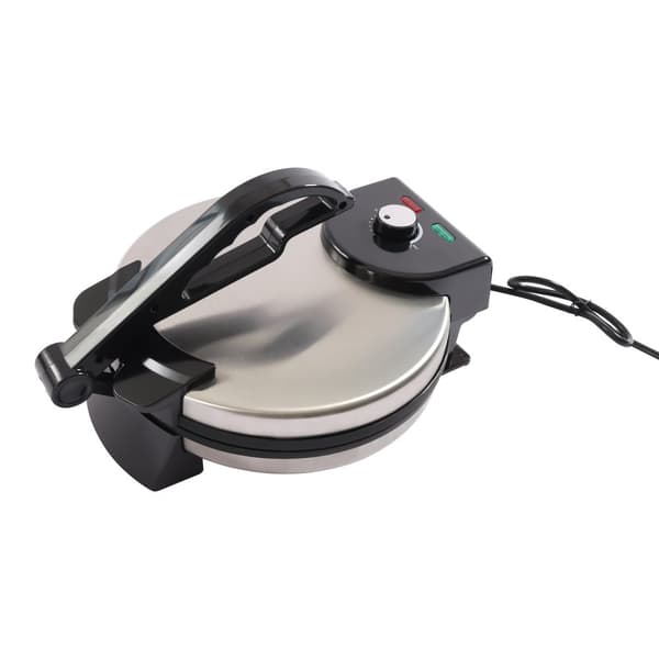 Roti Maker, Non-Stick Overflade, Hurtig Opvarmning, Kompakt Design,SortSort