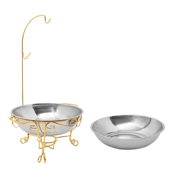 Chafing Dish, 1,59 gallons kapacitet, rostfritt stål och glas