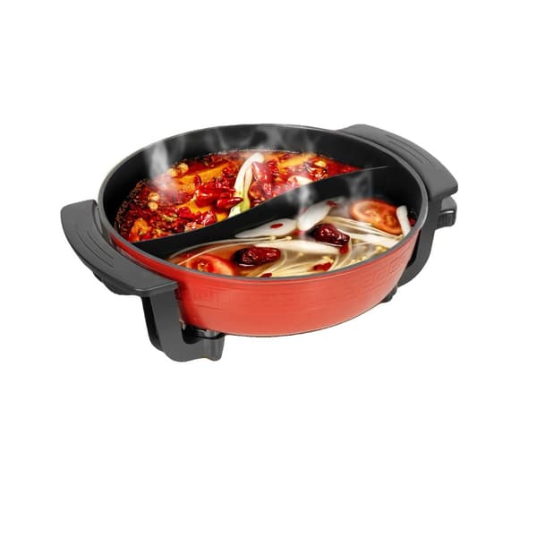 Elektrisk Tvilling Hot Pot, 6L Kapacitet, 5 Temperaturinställningar