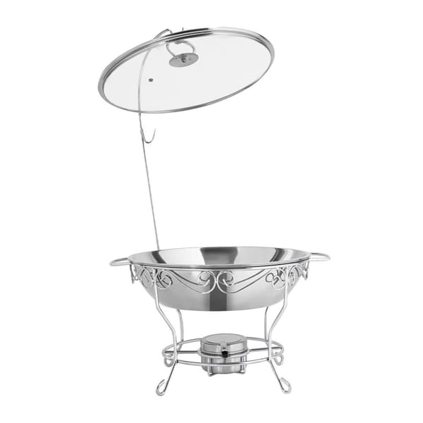 Chafing Dish, Rustfrit Stål, Stor Kapacitet,Sølv