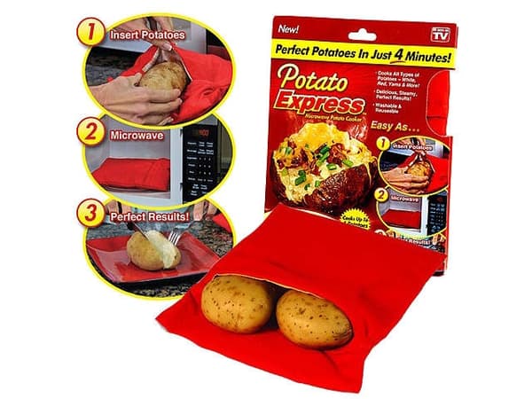 Bakpotatis Påse / Ångpåse - Baka potatis i mikrovågsugn