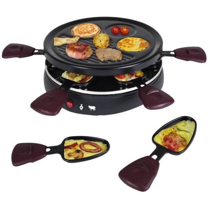 KALORIK TKG RAC 1008 CS Raclette grill 6 personer - Svart