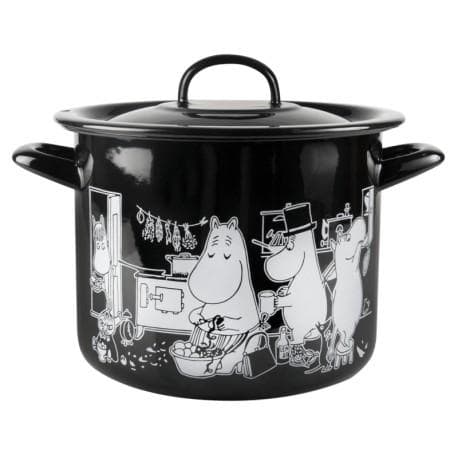 Emaljgryta Mumin 3,5 l från Muurla, Moomin in the kitchen serien