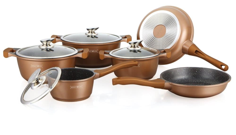 Royalty Line köksset 10 delar koppar