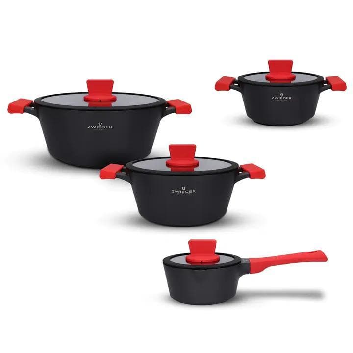 ZWIEGER OBSIDIAN UPPSÄTTNING GRYTA 8 ELEMENT