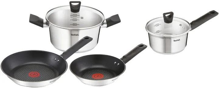 En uppsättning grytor, kastruller, lock - Tefal Simpleo 6 element