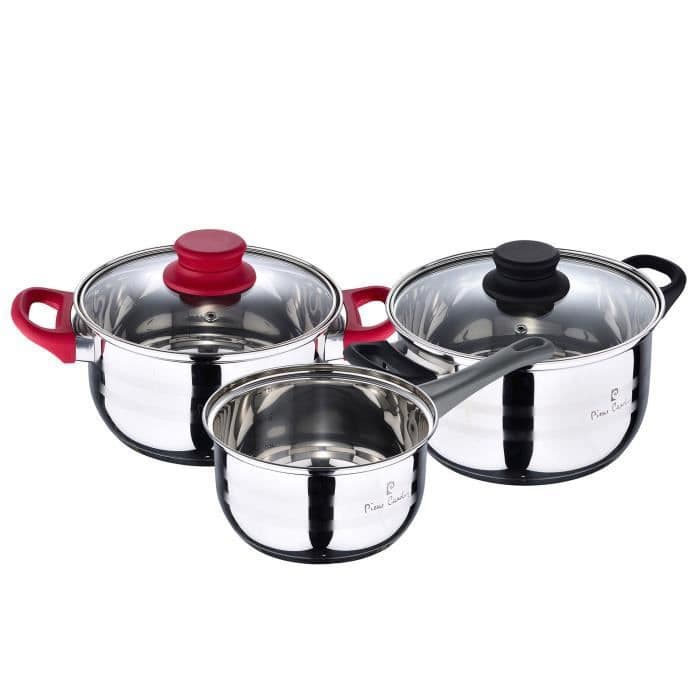 PIERRE CARDIN 5-delad kokkärl i rostfritt stål