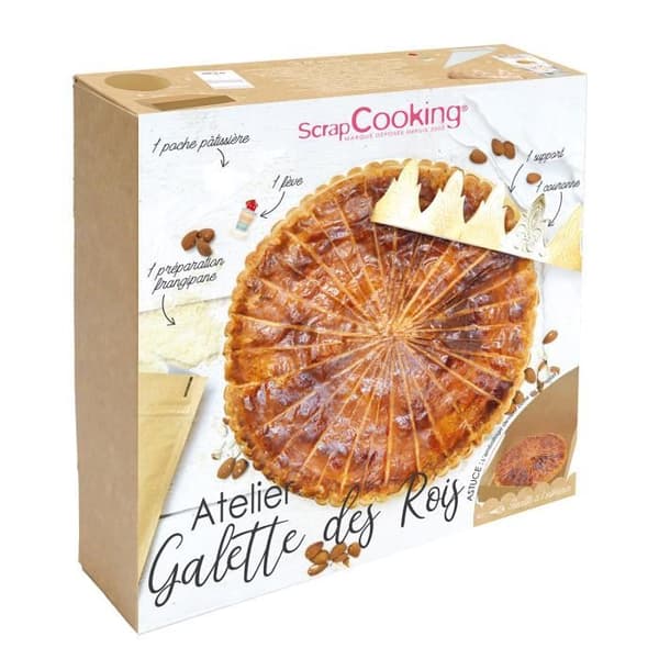 Kit för att göra din galette des rois - SCRAPCOOKING - Frangipane förberedelse - Tillbehör ingår