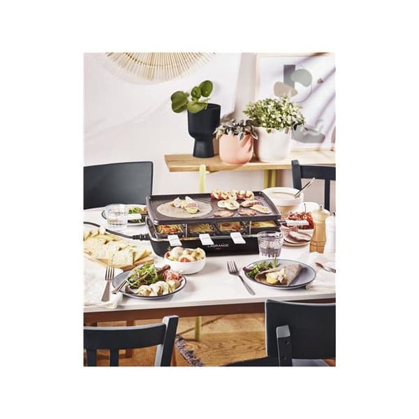 LAGRANGE Multifunktion Raclette 179301 Raclette Element Grill Svart