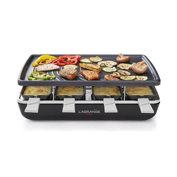 LAGRANGE Multifunktion Raclette 179301 Raclette Element Grill Svart