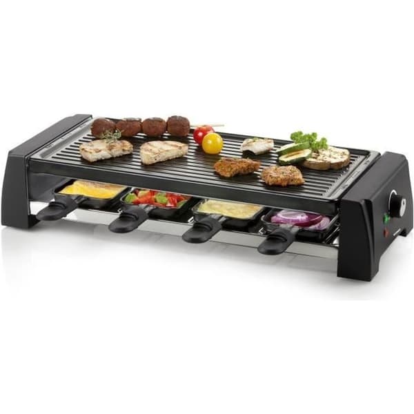 DOMO DO9189G Raclettegrill för 8 personer - Svart