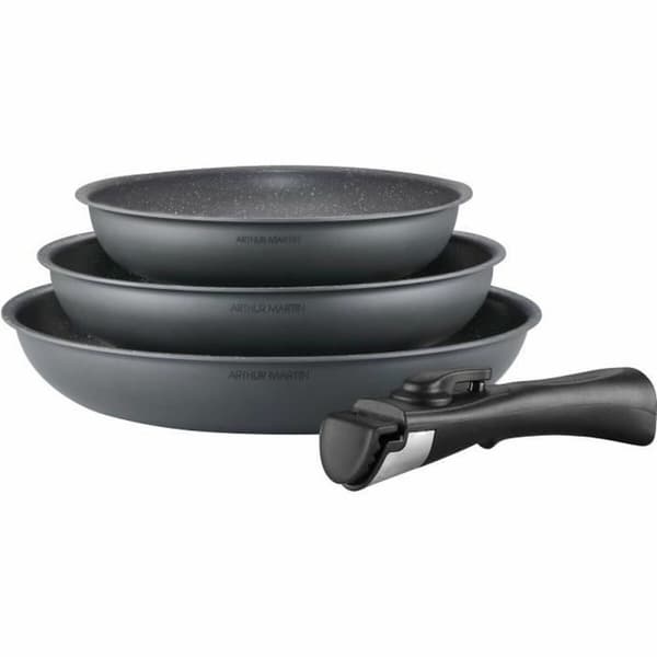 Keittoastiat Arthur Martin AM521 Harmaa 4 Kappaletta