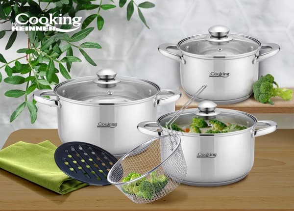 SET GATIT DIN INOX 8 PIESE, VICTORIA