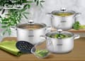 Miniatyrbillede 9 af 10: SET GATIT DIN INOX 8 PIESE, VICTORIA