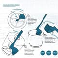 Miniatyrbild 3 av 4: Roterande skrapa roterande spatel för Thermomix TM5 TM6 TM31 - YWEI - Blå - PC/ABS - Matberedare tillbehör