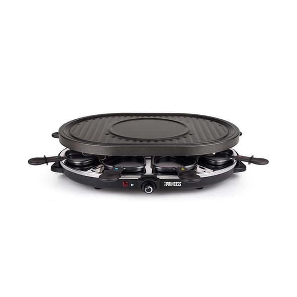 Princess 162700 raclettegrill - Oval - 8 personer - 1200 W