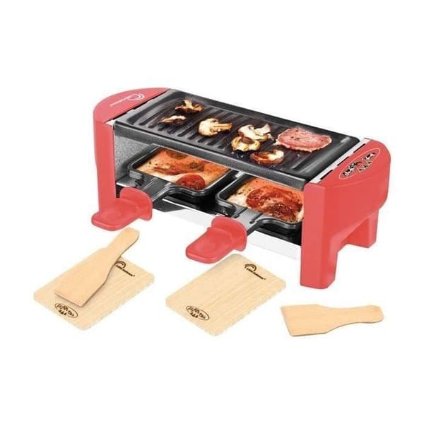 Raclette för 2 personer - LITE BALANS - Moo...! - Tegelröd - 350W
