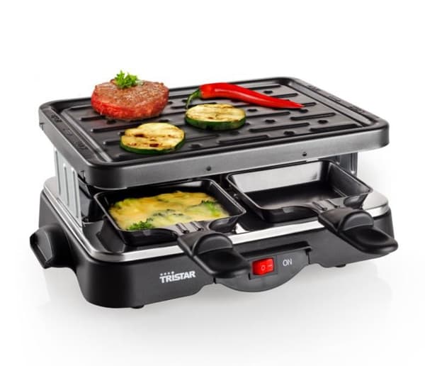 Tristar RA-2949 raclettegrill svart - 4 personer - 500 W