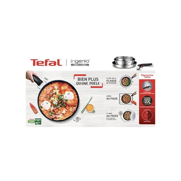 TEFAL Set grytor och stekpannor L897S104