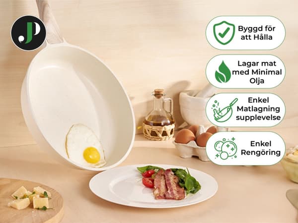 Just Perfecto induktionskärl - kastruller - non-stick stekpanna - All-Range kastrull - PFOA- och PTFE-fri 21 st
