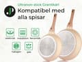 Miniatyrbild 2 av 6: Just Perfecto induktionskärl - kastruller - non-stick stekpanna - All-Range kastrull - PFOA- och PTFE-fri 21 st