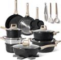 Miniatyrbild 1 av 6: Just Perfecto induktionskärl - kastruller - non-stick stekpanna - All-Range kastrull - PFOA- och PTFE-fri 21 st