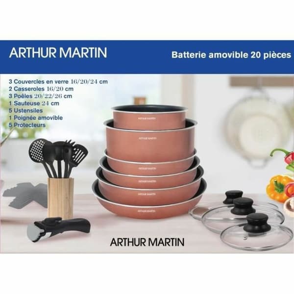 Kjøkkenutstyr Arthur Martin 20 Deler