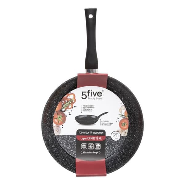 Smidda aluminiumstekpannor "Caractère" Secret de Gourmet - Smidda aluminiumstekpanna 28 cm