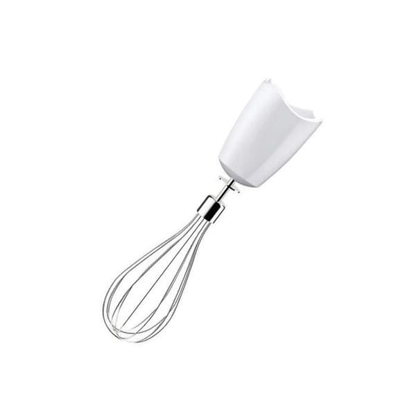 Avtagbar vit visp i rostfritt stål för Braun Multiquick - MQ300, MQ500, MQ7, MQ9