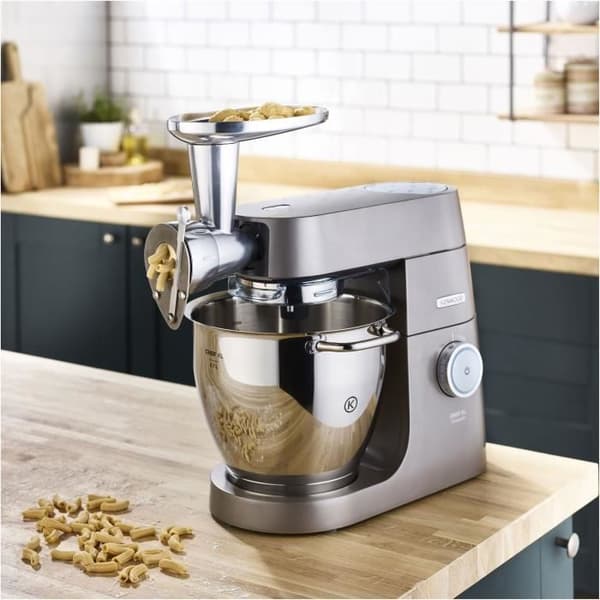 Pastatillbehör för Kenwood KAX92.A0ME bakverksrobotar - Högkvalitativt rostfritt stål - Grå