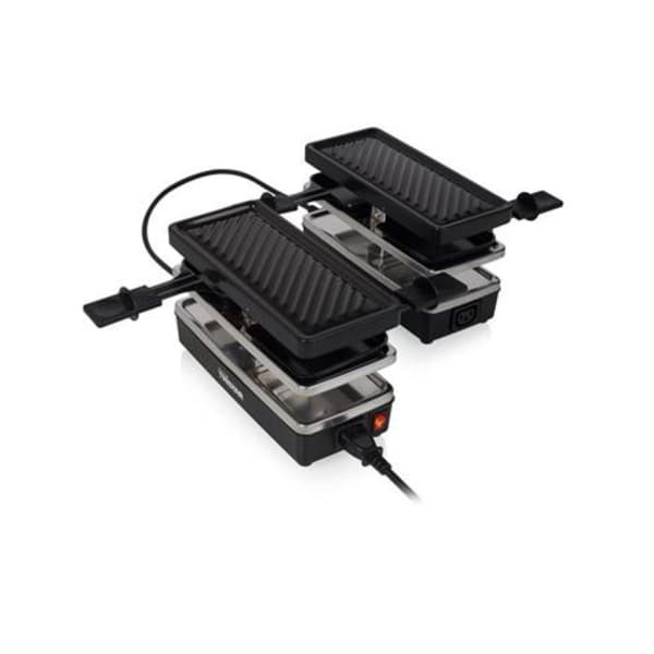 Raclettegrill - TRISTAR - RA-2742 - Sammankopplingsbar - 4 personer - Svart