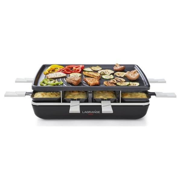 LAGRANGE Multifunktion Raclette 179301 Raclette Element Grill Svart