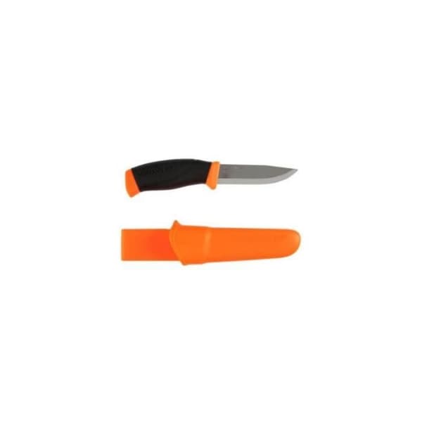 Campingkniv - Mora - Companion F Rostfri - Rostfritt stål - Ergonomisk - Orange färg