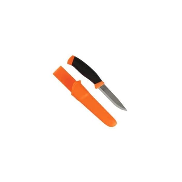 Campingkniv - Mora - Companion F Rostfri - Rostfritt stål - Ergonomisk - Orange färg