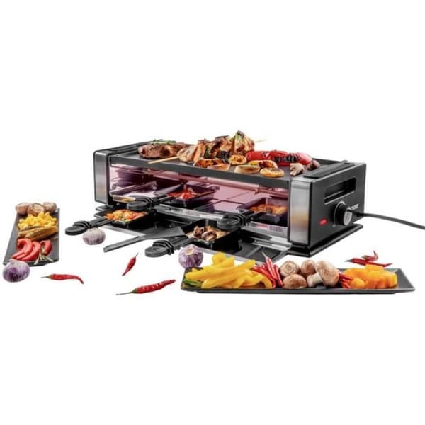 Racletteapparat - Unold - Delice Basic - Svart - 8 personer - Greblon® non-stick