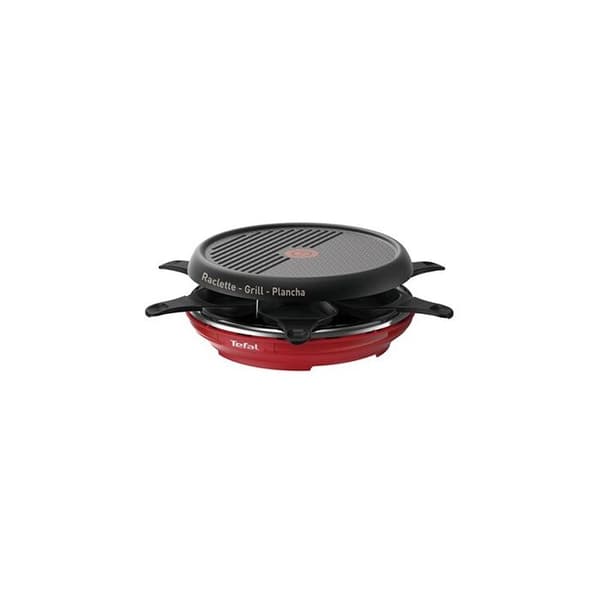TEFAL Colormania Röd raclettegrill 850W - 6 personer - Non-stick tallrik - Thermo-Spot-indikator