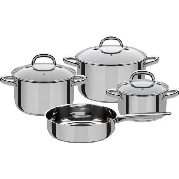 Set 4 delar köksredskap - GSW - MONTREAL - Induktion - Rostfritt stål