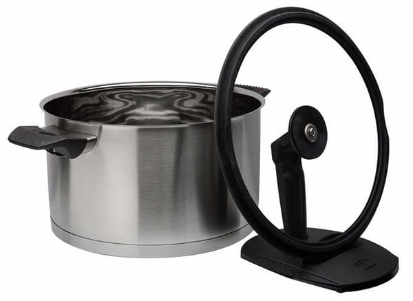 Gsw kokkärl - 706155 - Apart Set med 9 kastruller i 18/8 rostfritt stål i glas och plast Argente