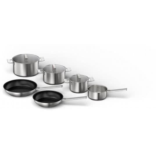 BOSCH Set med grytor och stekpannor HEZ9SE060 6-delat köksredskap