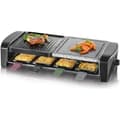 Miniatyrbild 1 av 5: Apparat för raclette SEVERIN - RG9645 - För upp till 8 personer - Kombinerade grillplattor - 1400W