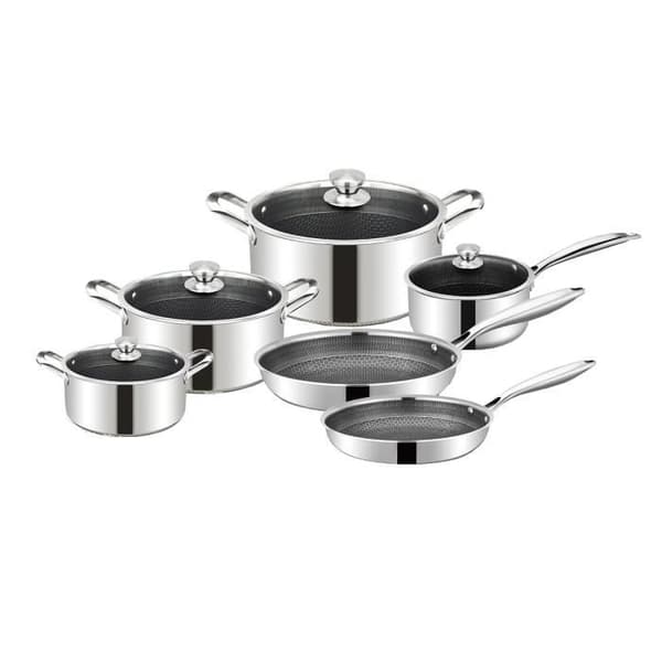Köksredskap - Set med 10 stycken "svart kub"